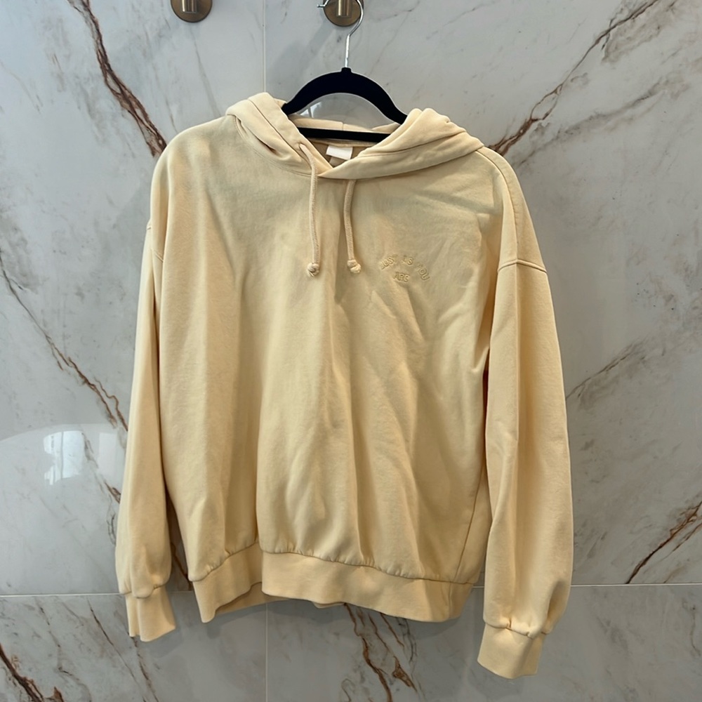 Embroidered Yellow Sweatshirt